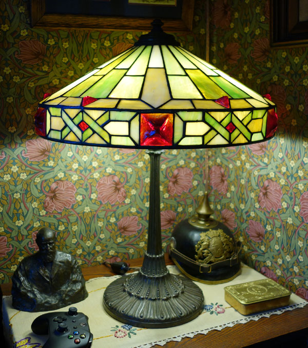 Wilkinson jewelled Leaded Table Lamp