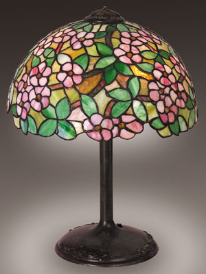 Chicago Mosaic Floral Table Lamp