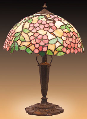 Chicago Mosaic Apple Blossom Table Lamp