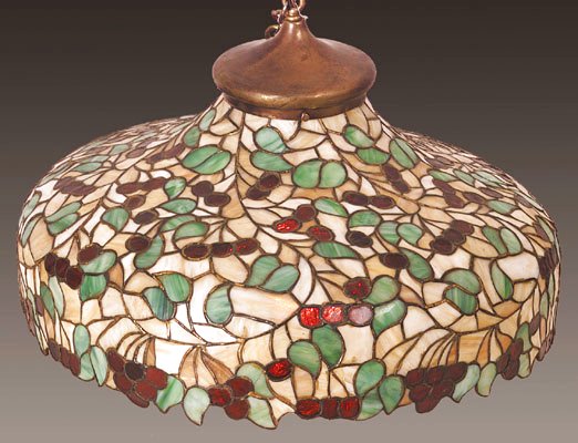 Chicago Mosaic Floral Leaded Chandelier