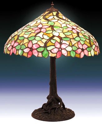 Chicago Mosaic Floral Table Lamp