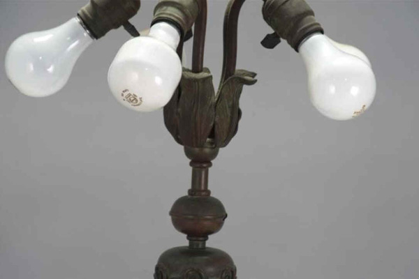 American Green Geometric Table Lamp