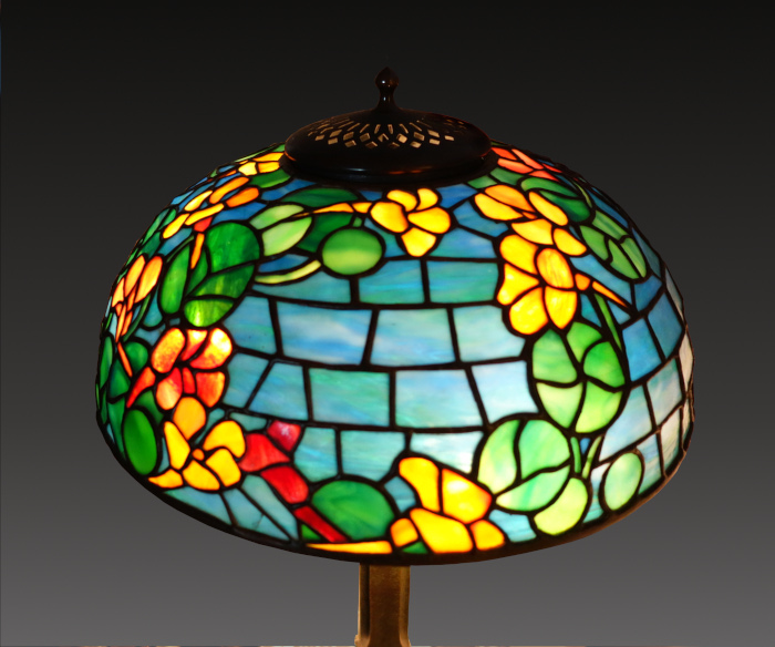 Bigelow, Kennard Morning Glory Table Lamp