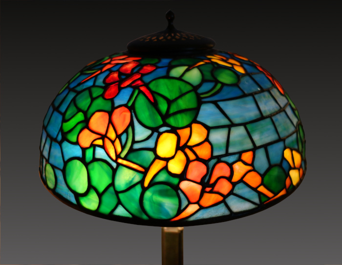 Bigelow, Kennard Morning Glory Table Lamp