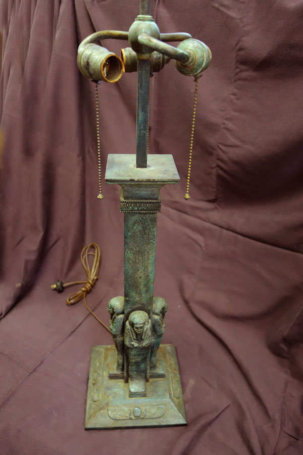 Bradley & Hubbard Egyptian Motif Base