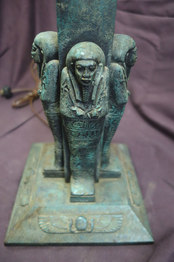 Bradley & Hubbard Egyptian Motif Base