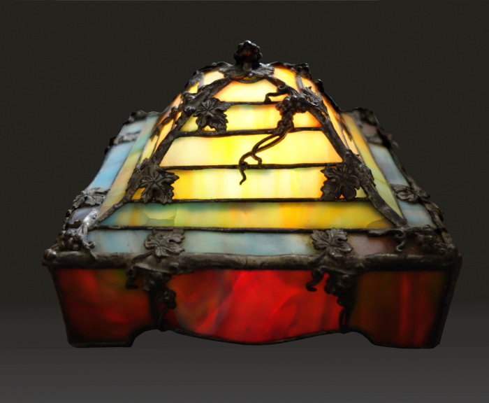 Meriden Britania Silver, Stained Glass Shade