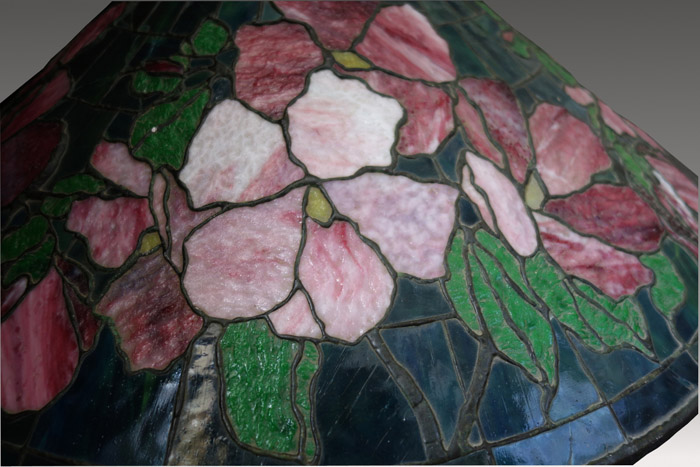J A Whaley Red Floral Chandelier