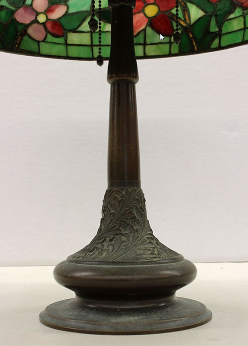 American Leaded Glass Table Lamp