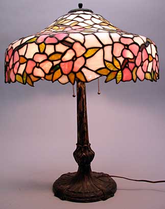 Unique Leaded Table Lamp