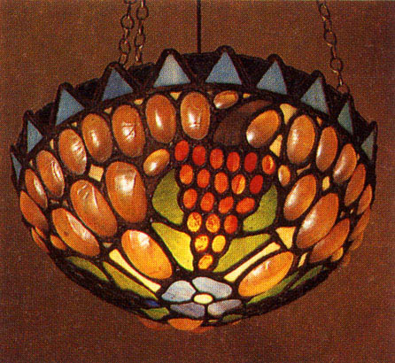 William Colquhoun Leaded Glass Chandelier