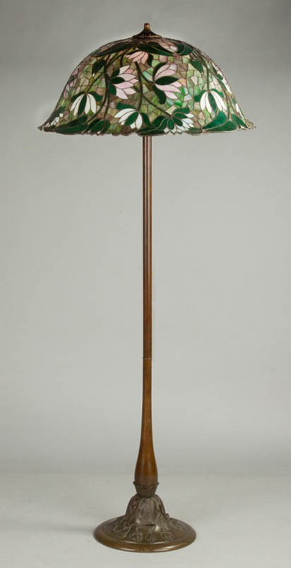 Suess Ornamental Glass Company, Lily Floor Lamp
