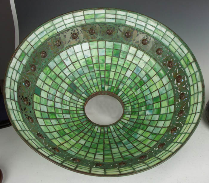 Tiffany Studios Glass and Bronze Ball Table Lamp