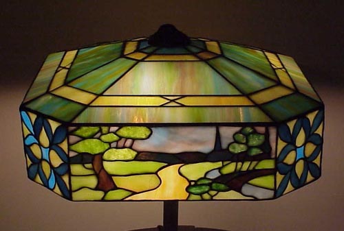 Gorham Scenic Landscape Table Lamp