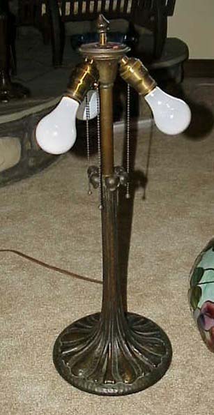 John Morgan & Sons, Leaded Rose Table Lamp