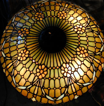 Duffner and Kimberly Leaded Glass Table Lamp