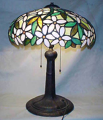 Suess Floral Leaded Lamp (Attrib.)