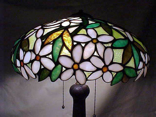 Suess Floral Leaded Lamp (Attrib.)