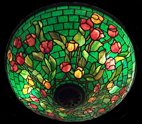 Duffner and Kimberly Inverted Tulip Chandelier