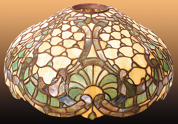 American Colonial Style Leaded Glass Chandelier