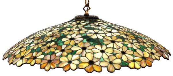 Suess Ornamental Daisy Leaded Shade