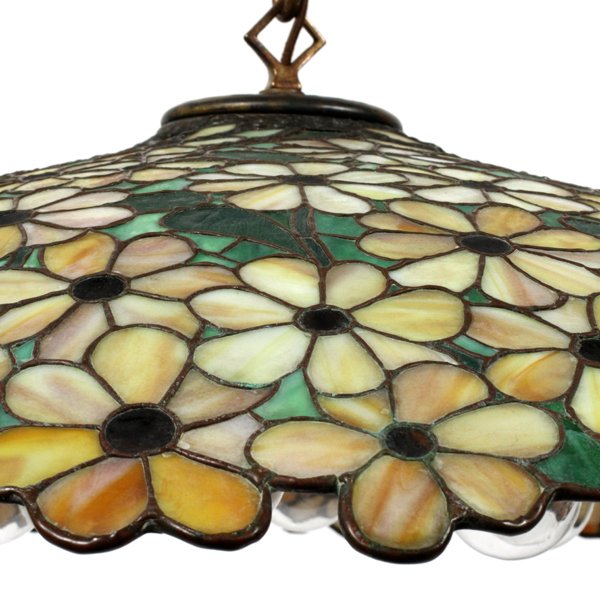 Suess Ornamental Daisy Leaded Shade