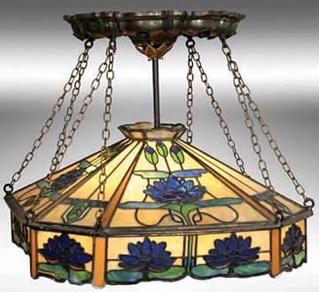 John Morgan & Sons (Attr.), Lily Chandelier