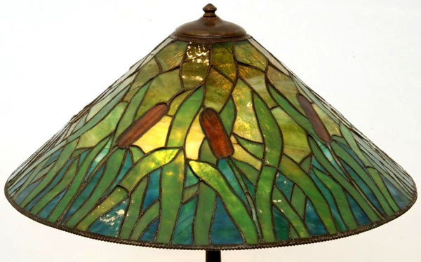 Riviere Studios, NY. Cattail Table Lamp