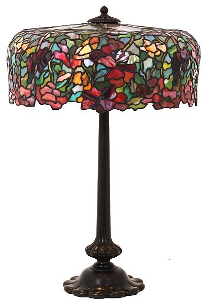 J.A. Whaley Floral Table lamp