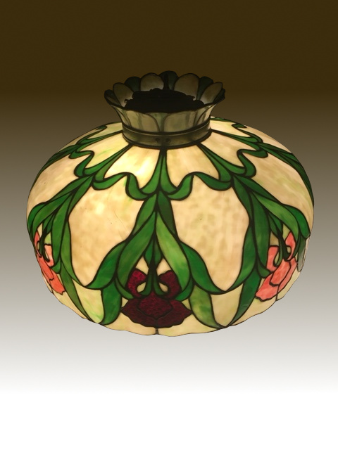 American Bent Glass Chandelier