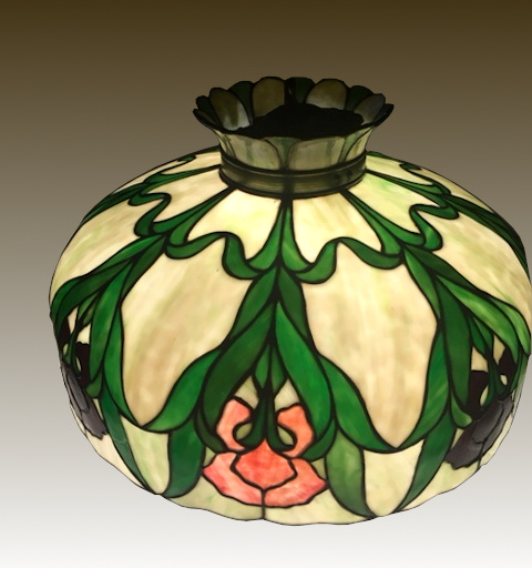 American Bent Glass Chandelier