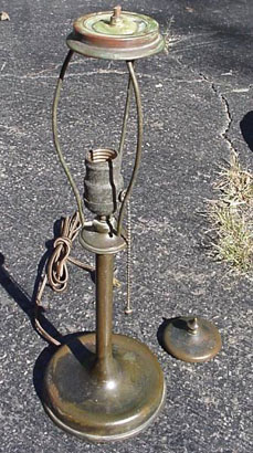 Unique Art Glass and Metal Co, Leaded Lamp