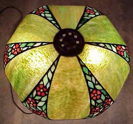 Unique Art Glass and Metal Co, Leaded Lamp
