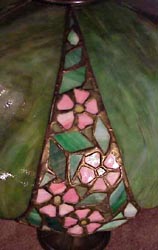 Unique Art Glass and Metal Co, Leaded Lamp