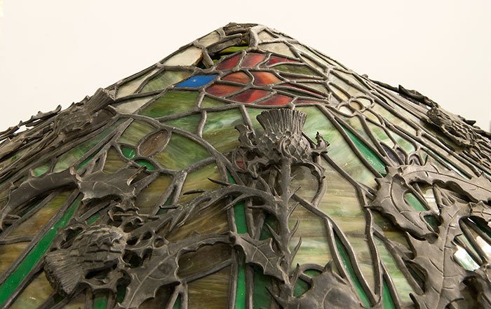 American Leaded Glass Table Lamp