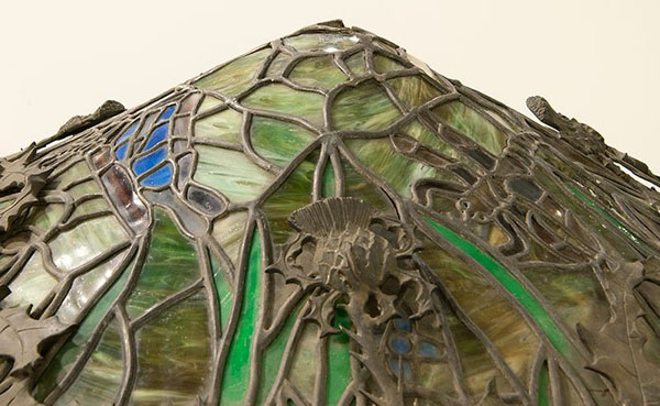 American Leaded Glass Table Lamp