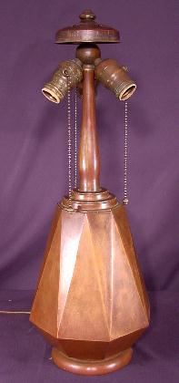 American Leaded Glass Table Lamp