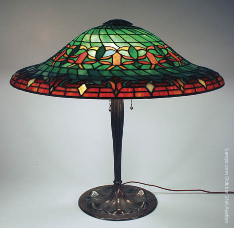 Suess Swirling Pattern Leaded Lamp