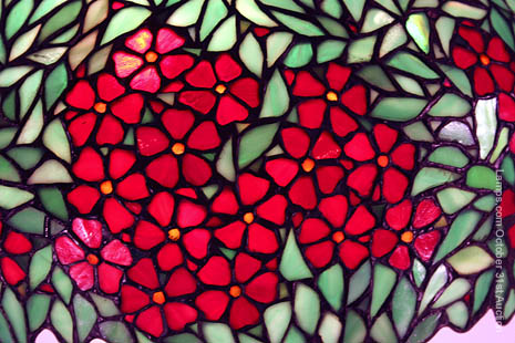 Unique Art Glass and Metal Co, Leaded Lamp
