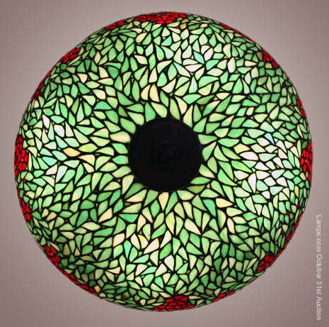 Unique Art Glass and Metal Co, Leaded Lamp