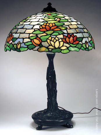 Wilkinson Waterlily Leaded Glass Lamp
