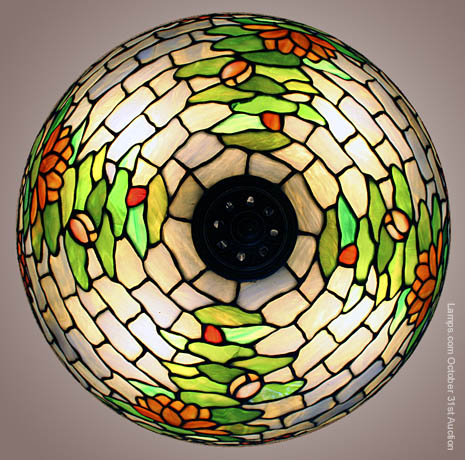 Wilkinson Waterlily Leaded Glass Lamp