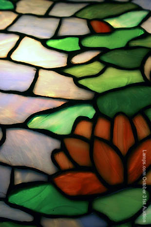 Wilkinson Waterlily Leaded Glass Lamp