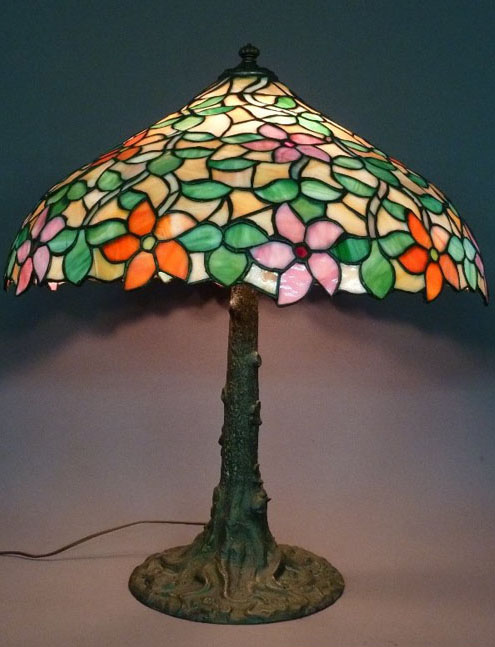 Chicago Mosaic Floral Table Lamp