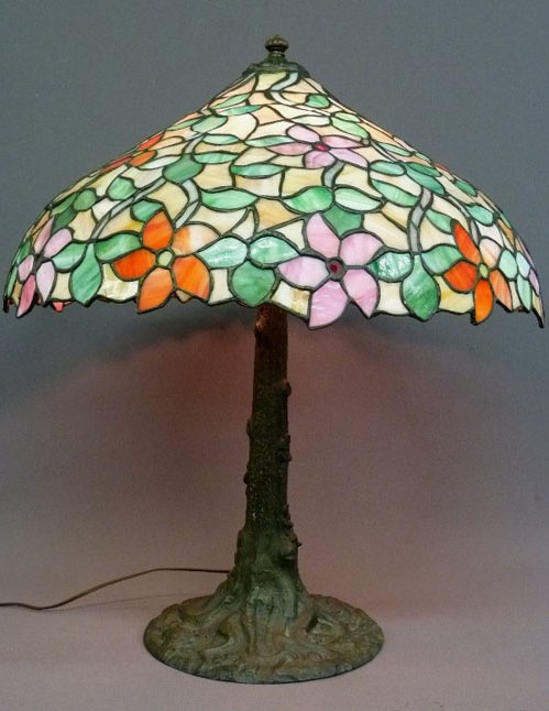 Chicago Mosaic Floral Table Lamp