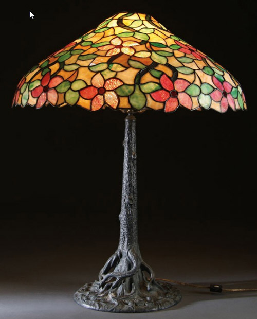 Chicago Mosaic Floral Table Lamp