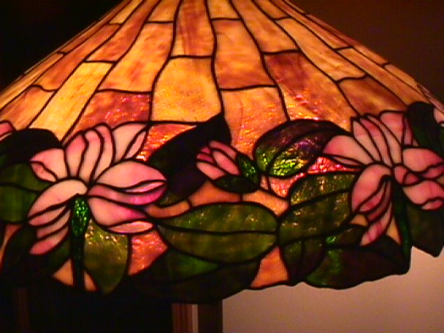 Imperial Studio, Chicago, Floral Leaded Shade