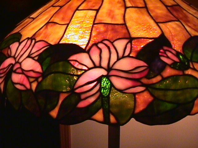 Imperial Studio, Chicago, Floral Leaded Shade