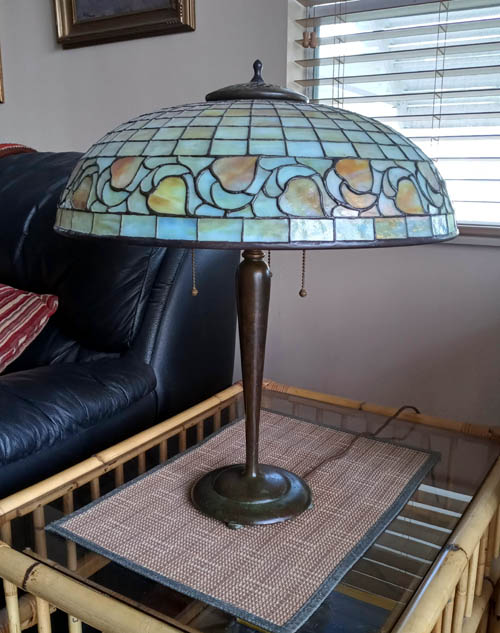 Bigelow Studios, Leaf and Vine Table Lamp