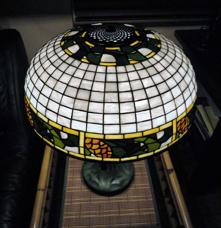 Bigelow, Kennard & Company Pine Cone Lamp